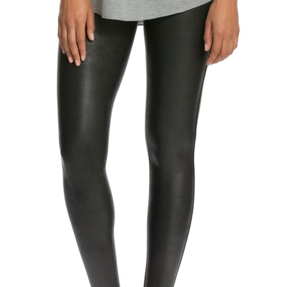 SPANX Faux Leather Leggings